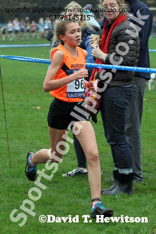 Girls under-13s European Cross Country Trials, Sefton Park, Liverpool. Photo: David T. Hewitson/Sports for All Pics